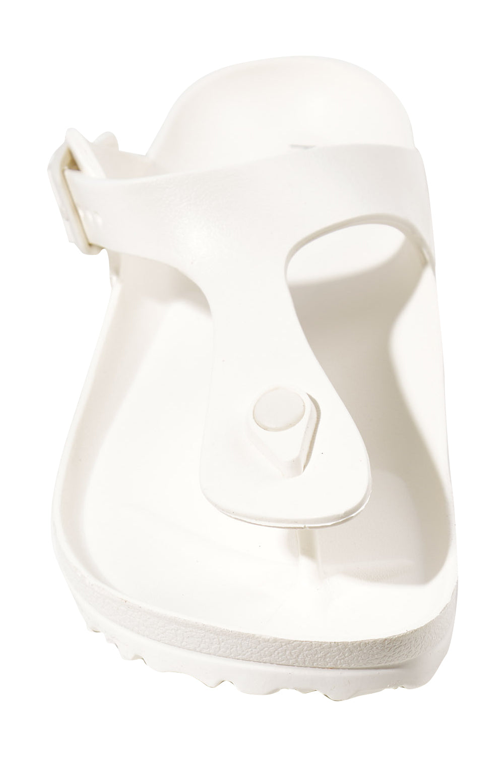 Product shot of the Coastal EVA Slide in colour White (White), detail