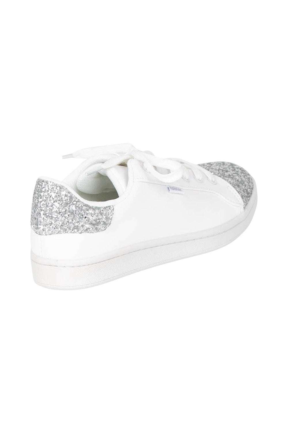 Product shot of the Stardust Sneaker in colour White (White), from the back