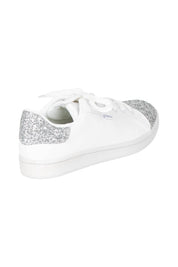 Product shot of the Stardust Sneaker in colour White (White), from the back