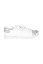 Product shot of the Stardust Sneaker in colour White (White), from the front