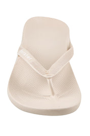 Product shot of the Islander Thong - Sand in colour Sand, showing detail