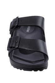 Product shot of the Sundreamer EVA Slide in colour Black (Black), detail
