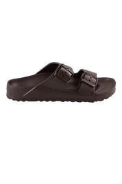 Product shot of the Sundreamer EVA Slide - Chocolate in colour Chocolate, from the front