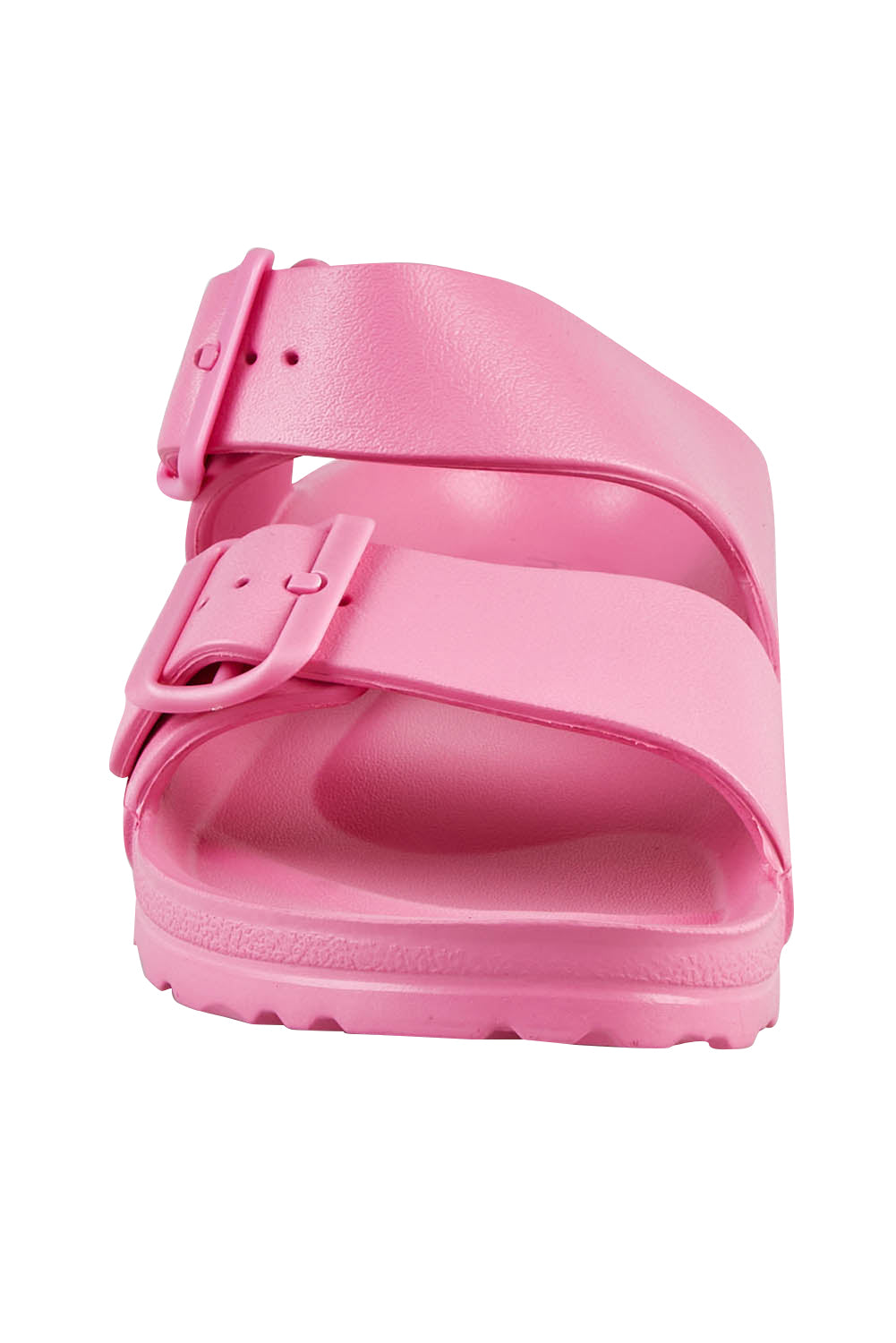 Product shot of the Sundreamer EVA Slide in colour Hotpink (Pink), detail