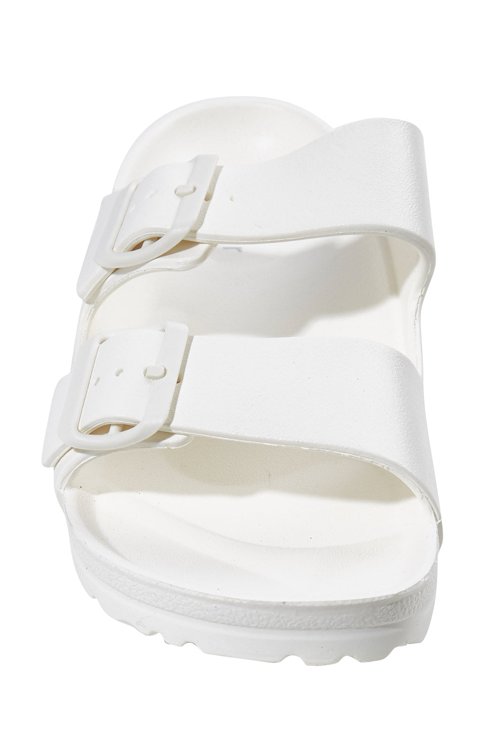 Product shot of the Sundreamer EVA Slide in colour White (White), detail