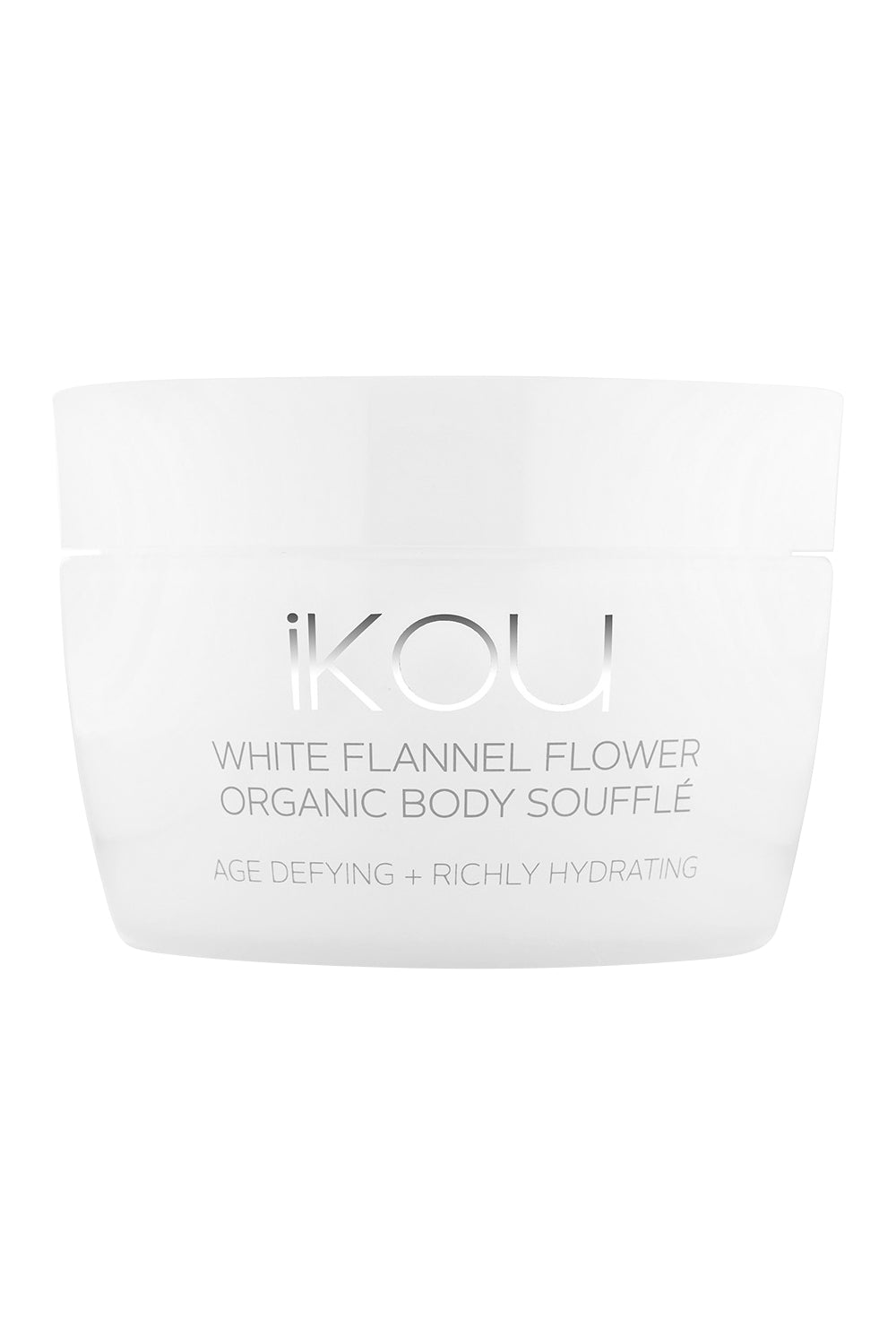 Product shot of the Body Souffle in colour Whiteflann (White), from the front
