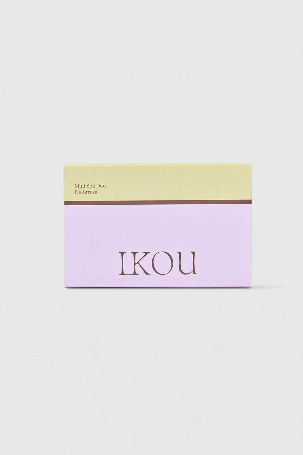 Product shot of the Mini Spa Duo Gift Box - Destress in colour Destress, from the front