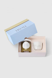 Product shot of the Mini Spa Duo Gift Box - Vitality in colour Vitality, from the back