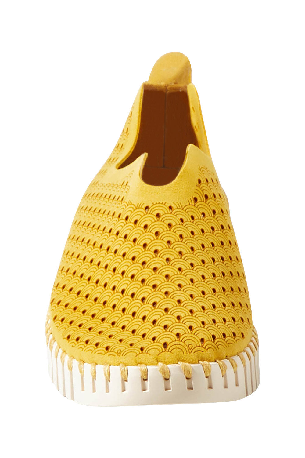 Product shot of the Tulip Sneaker in colour Goldenrod, detail