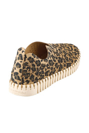 Product shot of the Tulip Sneaker – Lattepearl in colour Lattepearl, from the back