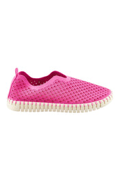 Product shot of the Tulip Sneaker in colour Roseviolet (Pink), from the front