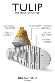 Product shot of the Tulip Sneaker in colour White (White), detail