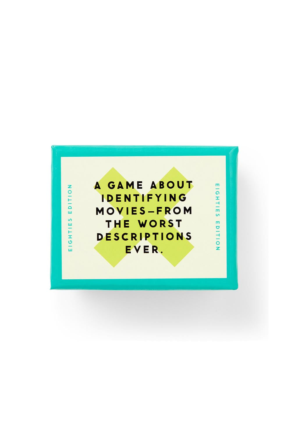 Product shot of the Poorly Explained Movies 80s Edition - 80smovie in colour 80smovie, showing detail