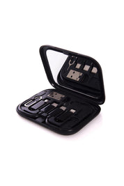 Product shot of the Multiin colourFunction 3 In 1 Cable Adapter Kit - Black (Black), detail