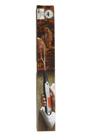 Product shot of the BBQ Digital Meat Fork Thermometer in colour Black (Black), from the front