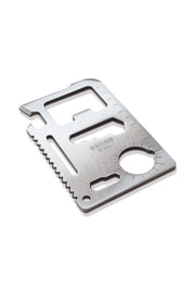 Product shot of the 10 In 1 Survival Tool in colour Silver (Metallics), detail