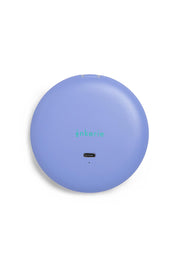 Product shot of the LED Rechargable Pocket Mirror - Squareprint in colour Squareprint, showing detail