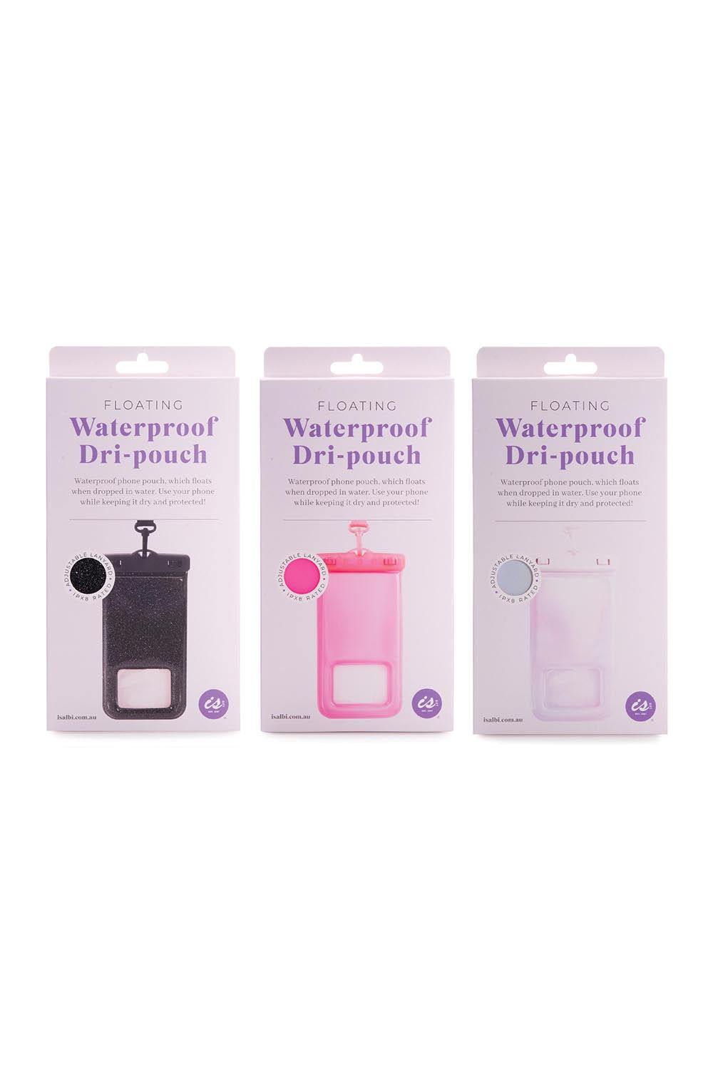 Product shot of the Floating Waterproof Driin colourPouch - Black (Black), detail
