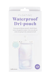 Product shot of the Floating Waterproof Driin colourPouch - White (White), from the front