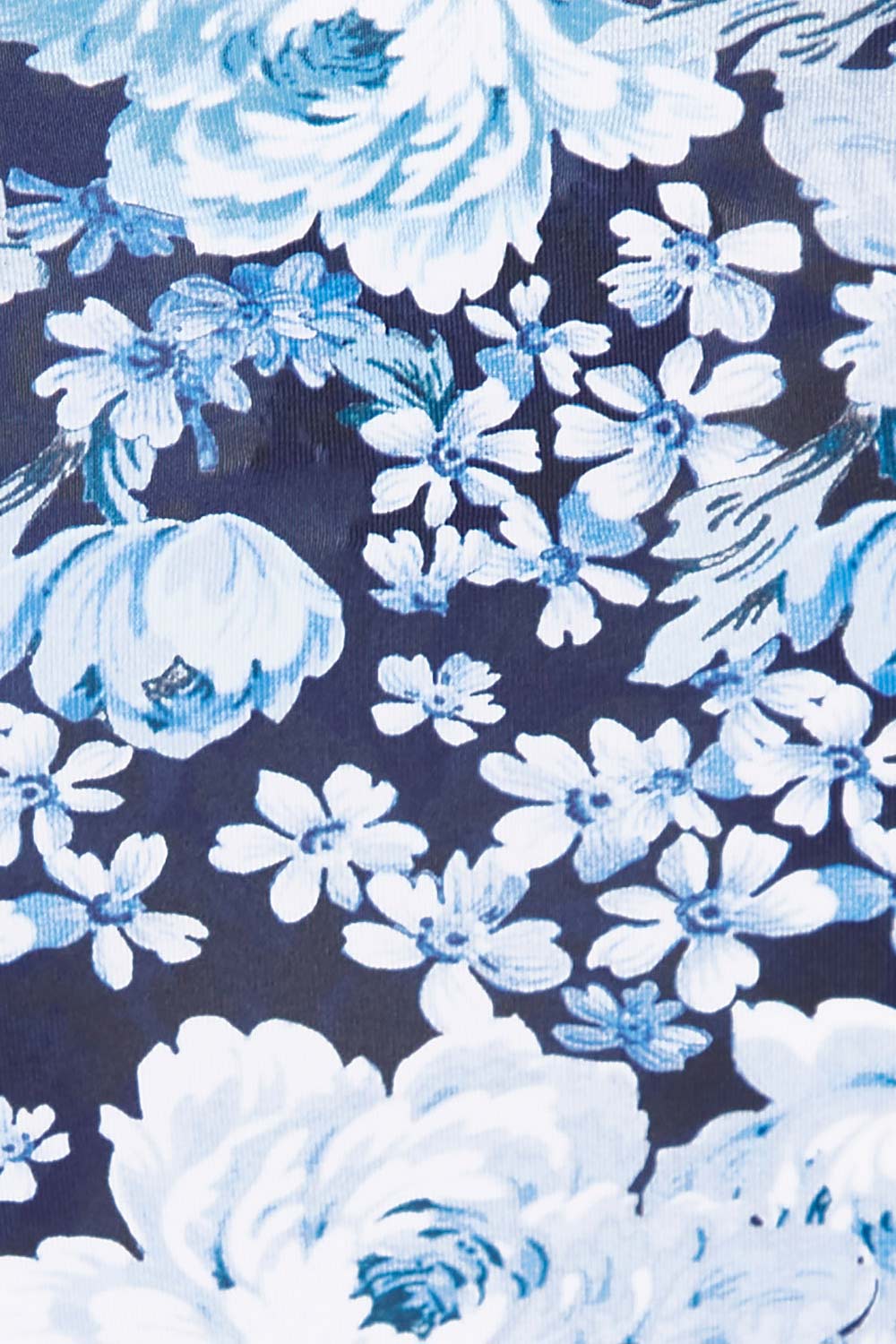 Product shot of the Parisienne Classic Cami in colour Grannychic (Blue), detail