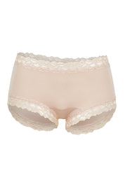 Product shot of the Parisienne Bamboo Full Brief in colour Dusk, from the front