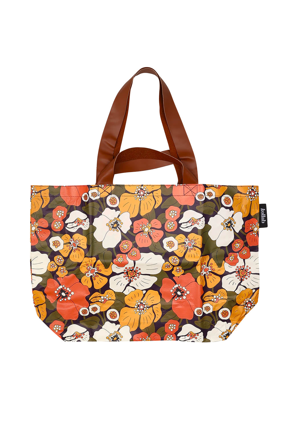 Product shot of the Shopper Tote Bag in colour Petuniapet, from the front