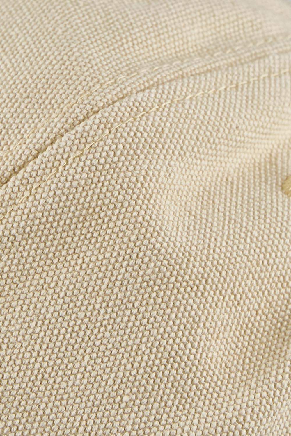Product shot of the Fingal Cotton Cap - Sand in colour Sand, from the back