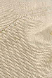 Product shot of the Fingal Cotton Cap - Sand in colour Sand, from the back