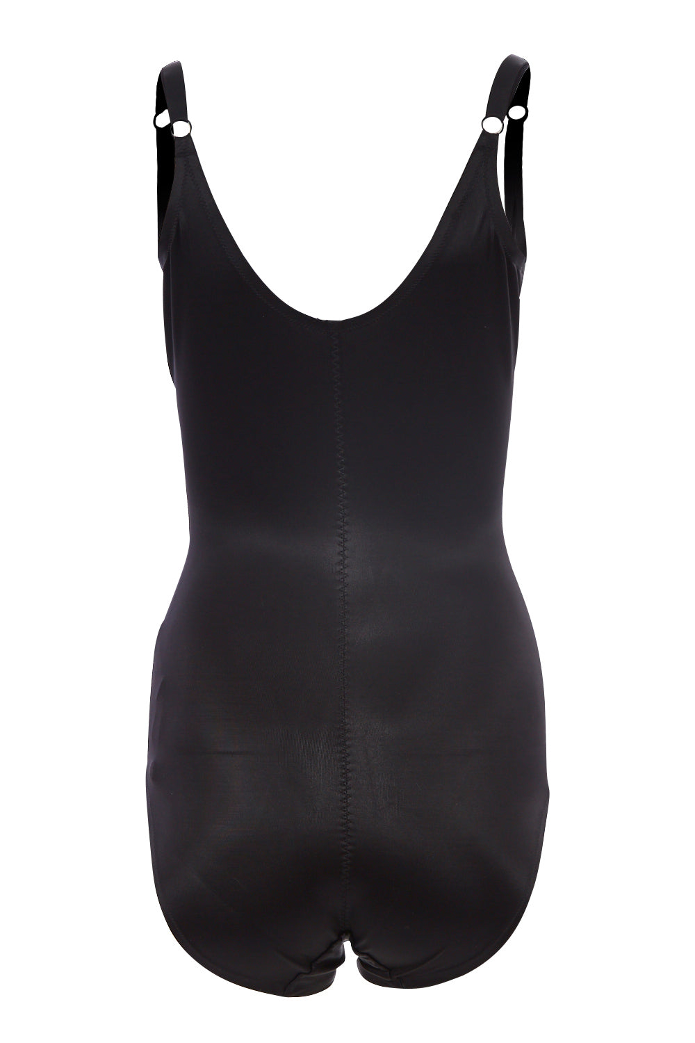 Product shot of the Underbust Smooth Shaping Bodysuit in colour Black (Black), from the back