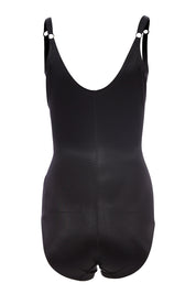 Product shot of the Underbust Smooth Shaping Bodysuit in colour Black (Black), from the back
