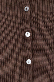 Ribbed Cotton Vest – Dkbrown