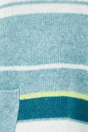 Crop Stripe Wool Blend Jumper – Seafoam