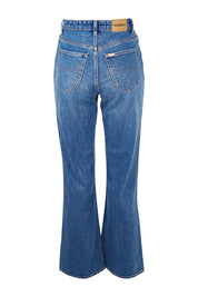 Product shot of the Hi Flare in colour Goodvibes (Blue), from the back