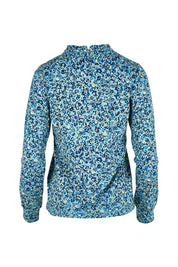 Product shot of the Bracelands Top in colour Teal (Green), from the back