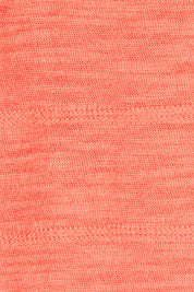 Product shot of the Cockles Tee in colour Papaya (Pink), detail