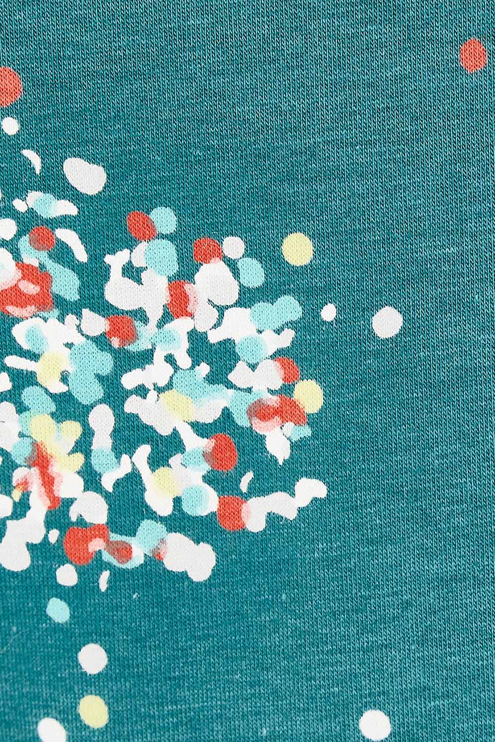Product shot of the Chrissy Maxi Dress in colour Darkteal (Green), detail