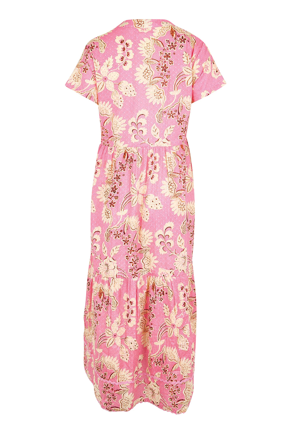 Product shot of the Astrid Midi Dress – Dustypink in colour Dustypink, from the back