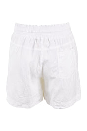 Product shot of the Beach Short in colour White (White), from the back