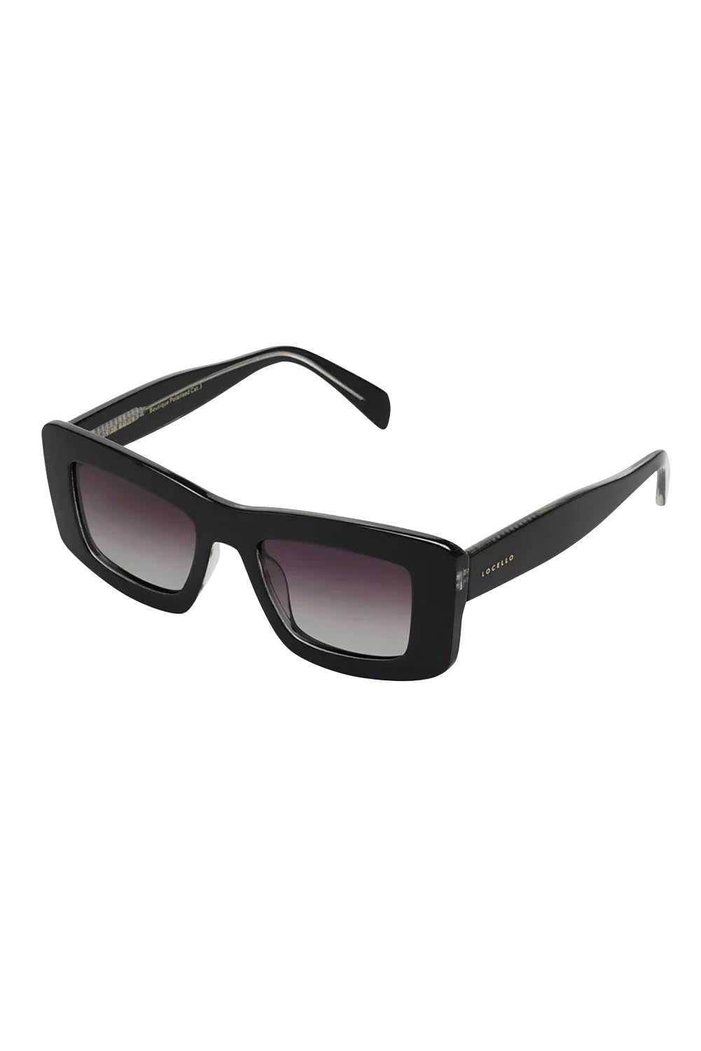 Product shot of the Bailey Sunglasses in colour Black (Black), detail
