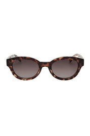 Product shot of the Faith Sunglasses in colour Shell, from the front