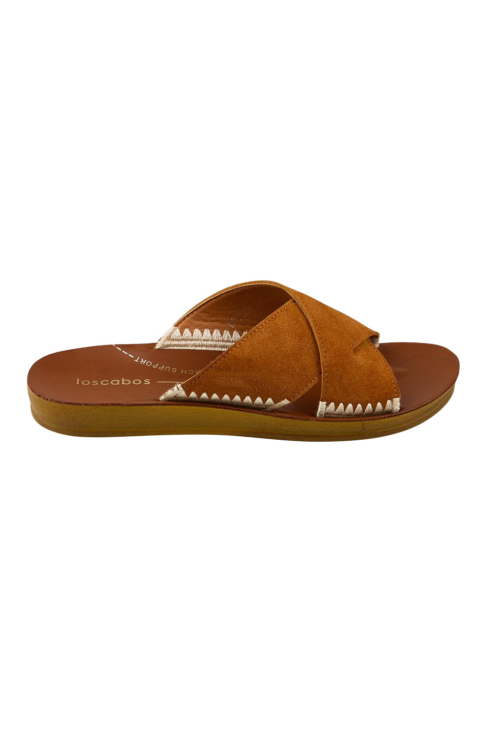 Product shot of the Boccia Slide - Brandy in colour Brandy, from the front