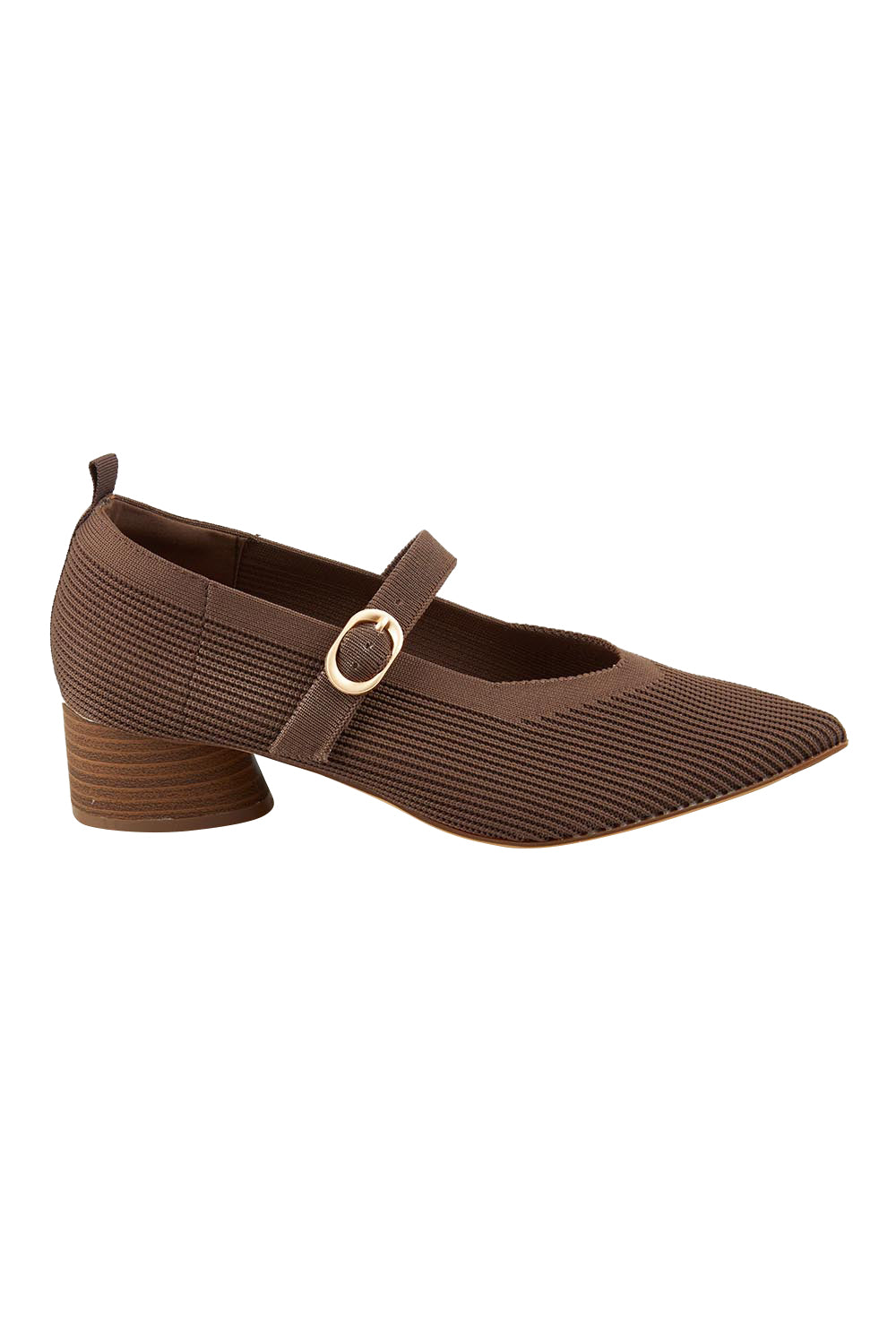 Hany Fly Knit Heel - Chocolate