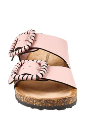 Product shot of the Jirona Slide - Pink in colour Pink, showing detail