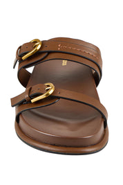 Product shot of the Valise Slide - Chestnut in colour Chestnut, showing detail