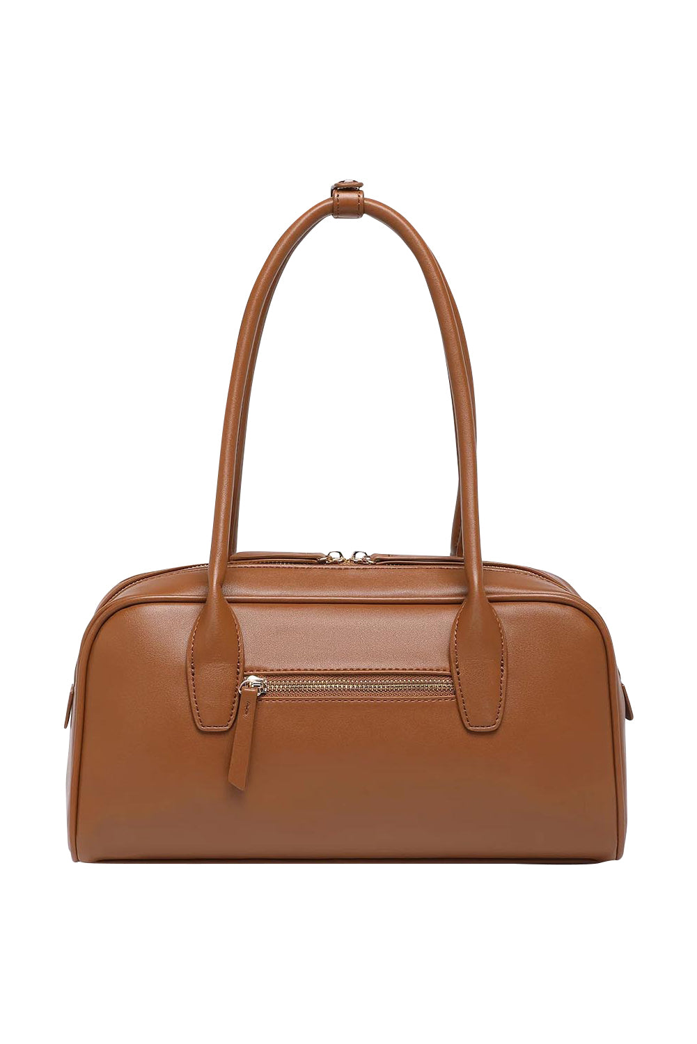 Product shot of the Paloma Shoulder Bag in colour Tan, from the back