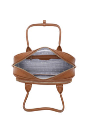 Product shot of the Paloma Shoulder Bag in colour Tan, detail