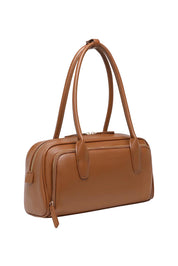 Product shot of the Paloma Shoulder Bag in colour Tan, detail