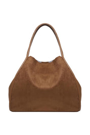 Product shot of the Sutton Shoulder Bag in colour Tansuede, from the back