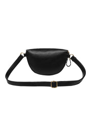 Product shot of the Cassidy Belt Bag in colour Black (Black), from the back