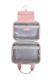 Product shot of the Kenya Cosmetic Bag - Blushpink in colour Blushpink, showing detail